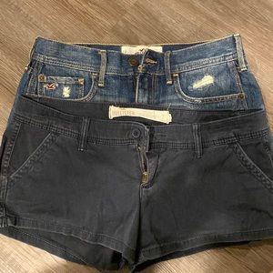 2 Hollister Short Shorts